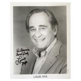 The Jack Benny Program Louis Nye signed photo