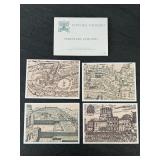City of the Vatican set of 4 cards