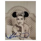 Madonna signed photo