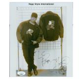 Public Enemy Rapper Chuck D signed photo. JSA...