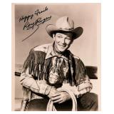 Roy Rogers signed portrait photo