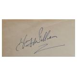Zorro Guy Williams signed slip