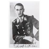 WW2 German Officer Gerhard Zoppoth signed photo