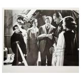 Boris Karloff & Bella Lugosi signed portrait photo