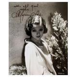 The Thin Man Myrna Loy signed photo