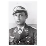 WW2 German Officer Gerhard Zoppoth signed photo