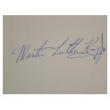 Martin Luther King Jr. signature slip