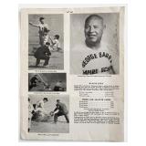 George Barr signed vintage baseball magazine page