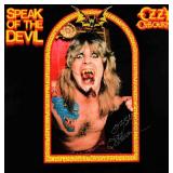 Ozzy Ozbourne signed Speak of the Devil Live album