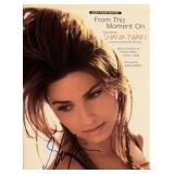 Shania Twain signed sheet music