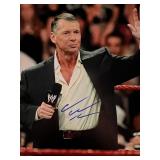 WWE Vince McMahon signed photo