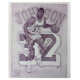 Magic Johnson Original Artwork
