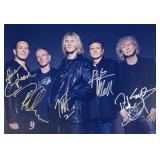 Def Leppard  facsimile band signed photo