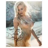 Playboy Playmate Dani Mathers facsimile signed...