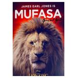 The Lion King James Earl Jones facsimile signed...
