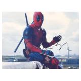 Deadpool Ryan Reynolds facsimile signed movie...