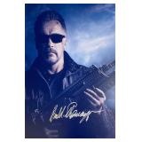 Arnold Schwarzenegger facsimile signed movie photo