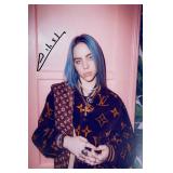 Billie Eilish facsimile signed photo