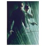 The Matrix Keanu Reeves facsimile signed movie...