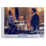 Wall Street Michael Douglas and Charlie Sheen...