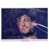 Rambo First Blood Sylvester Stallone facsimile...