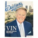 2009 Vin Sculley Dodgers magazine cover photo