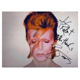 David Bowie facsimile signed photo