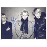 The Police facsimile signed photo