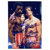 Rock cast facsimile signedphoto