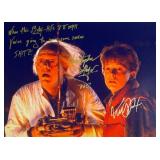Back to the Future cast facsimile signed  movie...