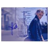 Pink facsimile signed photo