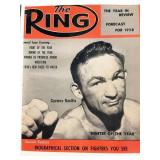 Carmen Basilio The Ring magazine cover photo -...