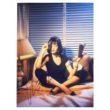 Pulp Fiction Uma Thurman facsimile signed movie...