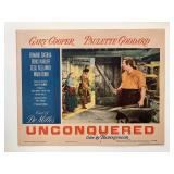 Unconquered  original 1955R vintage lobby card