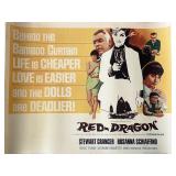 Red Dragon 1965 vintage movie poster