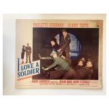 I Love a Soldier original 1944 vintage lobby card