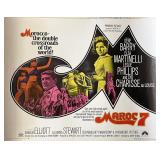 Maroc 7 1967 vintage movie poster