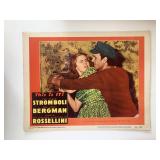 Stromboli original 1950 vintage lobby card