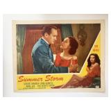 Summer Storm original 1952R vintage lobby card