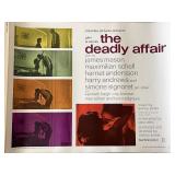 The Deadly Affair 1966 vintage movie poster