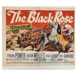 The Black Rose vintage 1950 movie poster