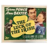 The Luck of the Irish vintage movie poster
