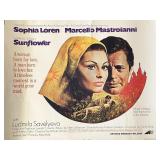 Sunflower 1970 vintage movie poster