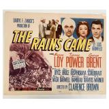 The Rains Came vintage movie poster