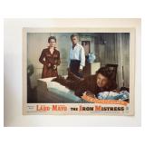 The Iron Mistress original 1952 vintage lobby card