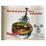 Scorpio 1973 vintage movie poster