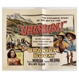 Uranium Boom vintage 1956 movie poster