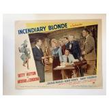 Incendiary Blonde original 1945 vintage lobby card