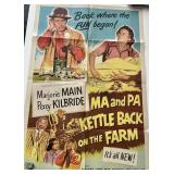Ma and Pa Kettle Back on the Farm 1951 vintage...