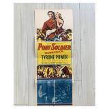 Pony Soldier original 1952 vintage movie poster
